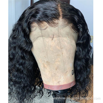 Free Sample 13x4 Lace Frontal Cheap Wig Deep Curly Raw Virgin Cuticle Aligned hair Brazilian Wigs Human Hair Lace Front